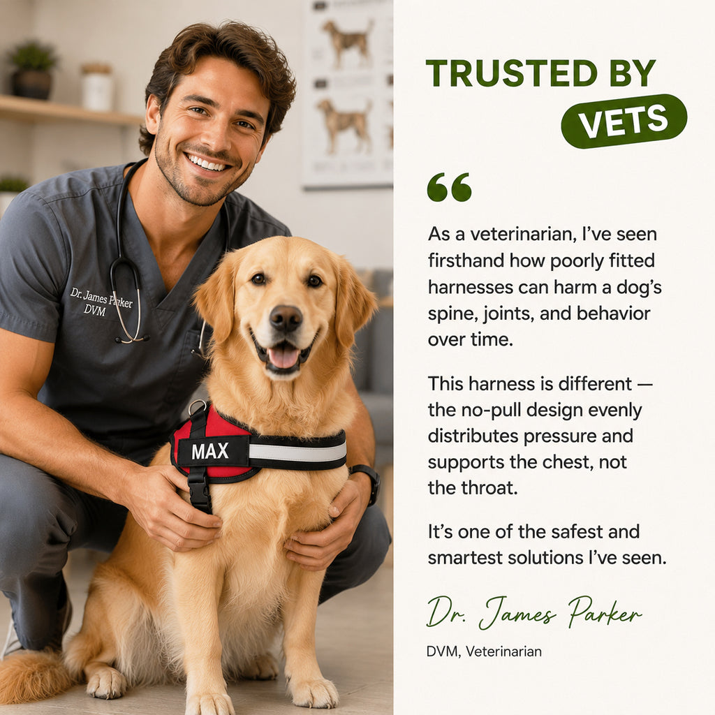 Shoplunvella dog harness fit detail