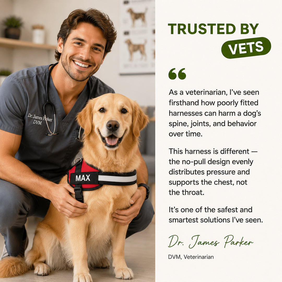 Shoplunvella dog harness fit detail